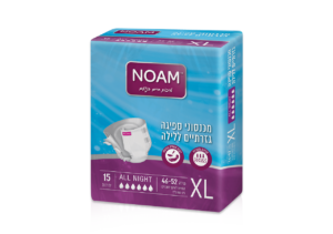  מכנסוני ספיגה (חיתולים) נועם NOAM 'אולנייט'